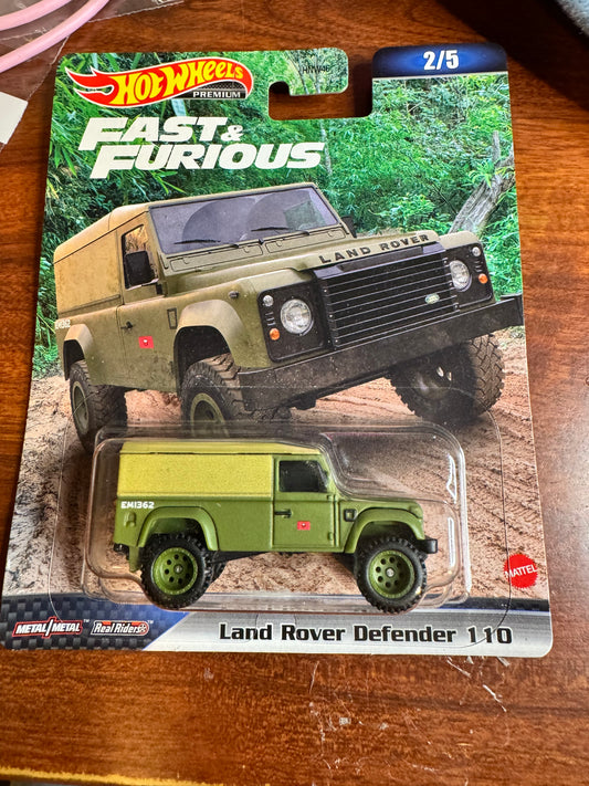 Hot Wheels Premium Fast Furious 2023 Land Rover Defender 110