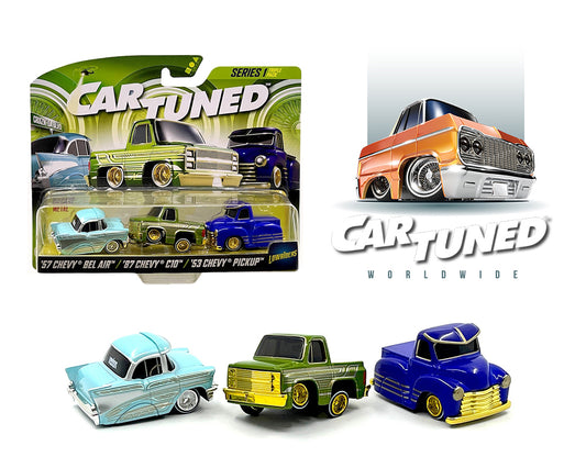 ***Pre Order ***CarTuned 1:64 Lowriders Series 1 Triple Pack 2024