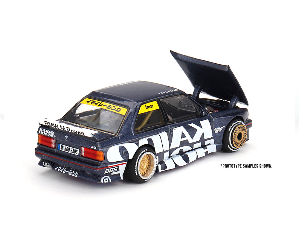 ***Preorder*** Kaido House x Mini GT 1:64 BMW M3 (E30) Kaido Works V1 - Dark Blue