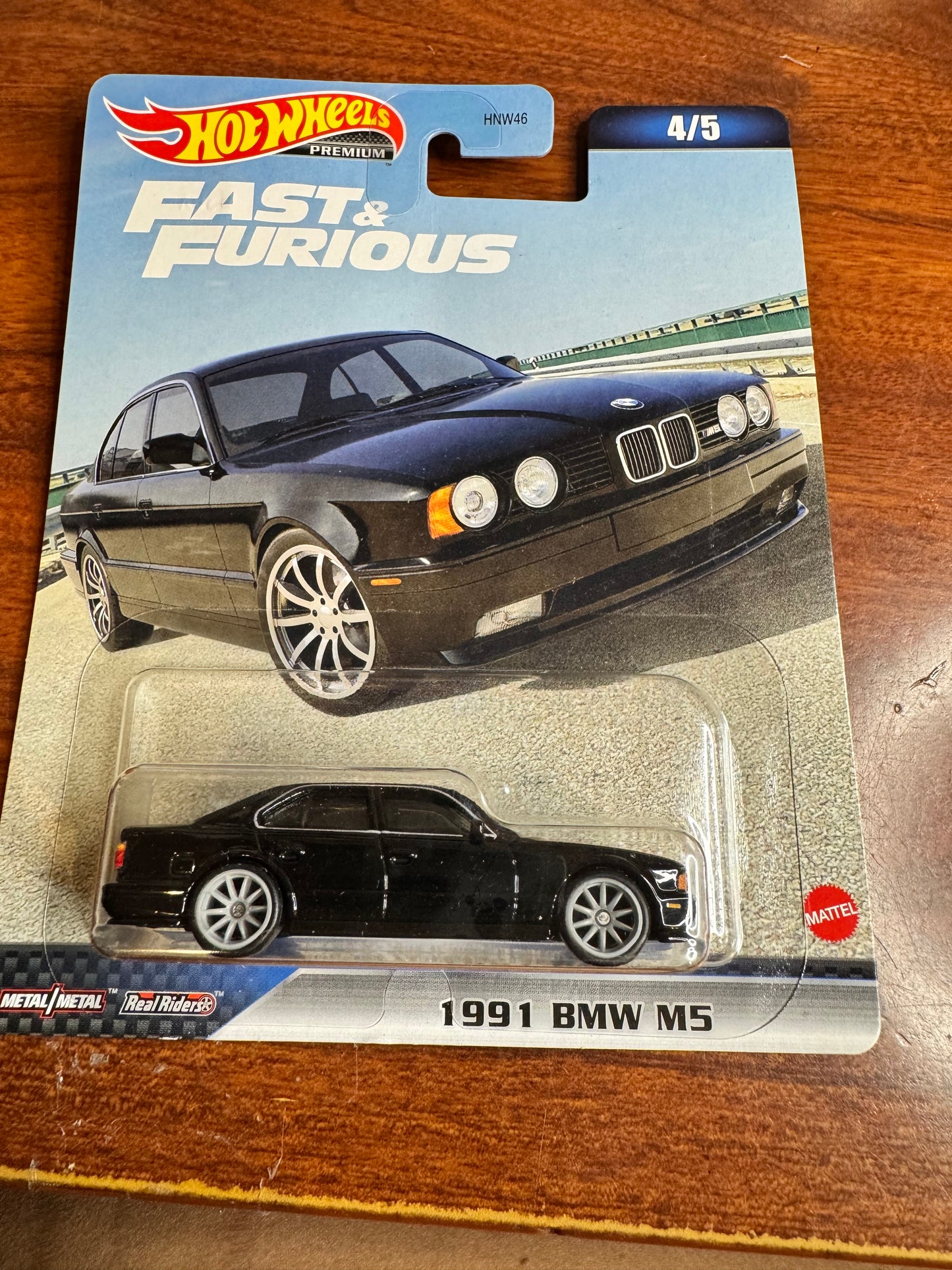 HOT WHEELS car culture FAST AND FURIOUS PREMIUM BMW E34 M5 1991 Real Riders