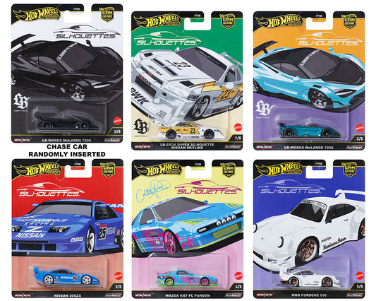 (Pre-order) Hot Wheels 1:64 Car Culture 2025 G Case – SILHOUETTES Set of 5 cars