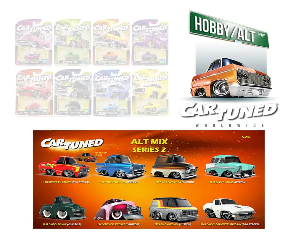 ****Preorder**** CarTuned 1:64 Series 2 Hobby Alternet Assortment 2024 SET