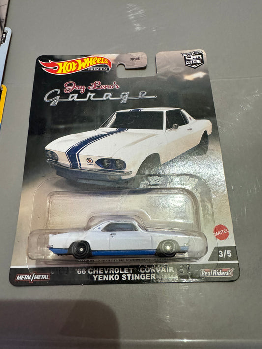 Hot Wheels Chevy Corvair 66 Yenko Stinger Jay Leno's Garage