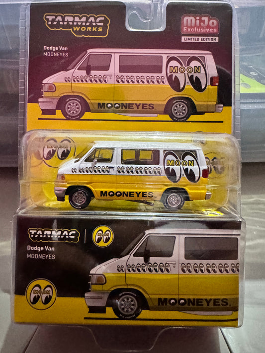 Tarmac Works Dodge Van "Moon Eyes" (2024 Global64, MiJo Exclusives Limited Ed.)