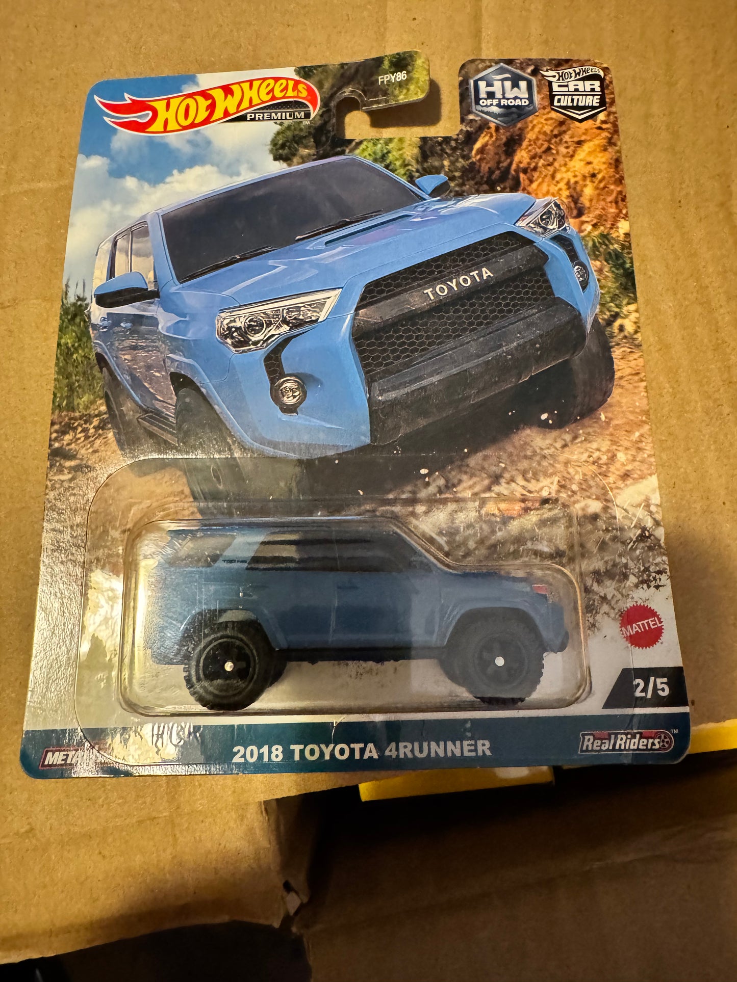 Hot Wheels 2018 Toyota 4Runner | Premium Car Culture | HW Off Road | Blue | 2023