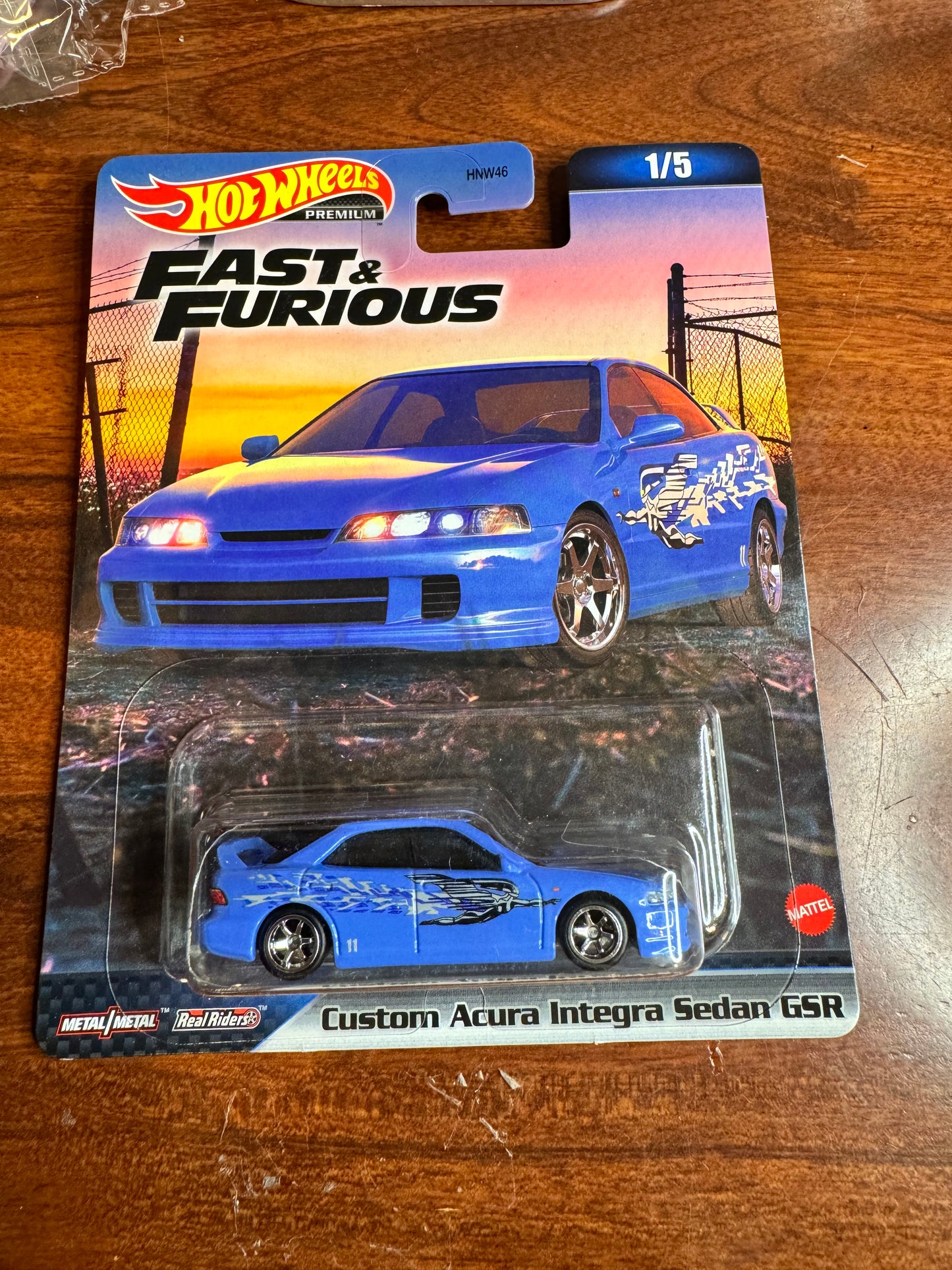 2023 Hot Wheels Fast & Furious Real Riders - Custom Acura Integra Sedan GSR 1/5