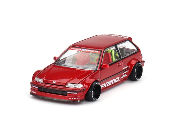 *** Preorder*** Kaido House x Mini GT 1:64 Honda Civic (EF) Kaido Works V2- M Red