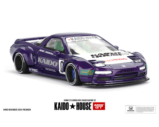 ***Preorder**Kaido House x Mini GT 1:64 Honda NSX Kaido Racing V2 – Purple