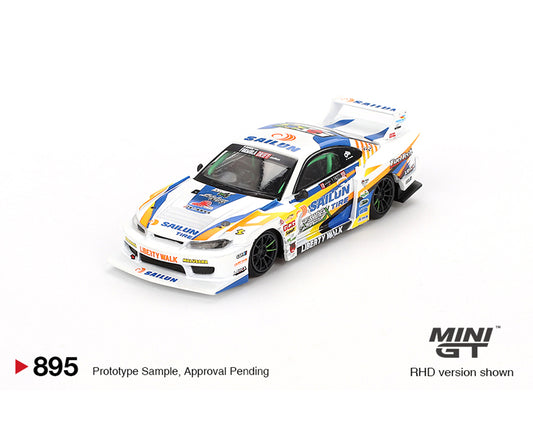 (Preorder) Mini GT 1:64 Nissan LB-Super Silhouette S15 SILVIA #555 2023 Formula Drift Japan