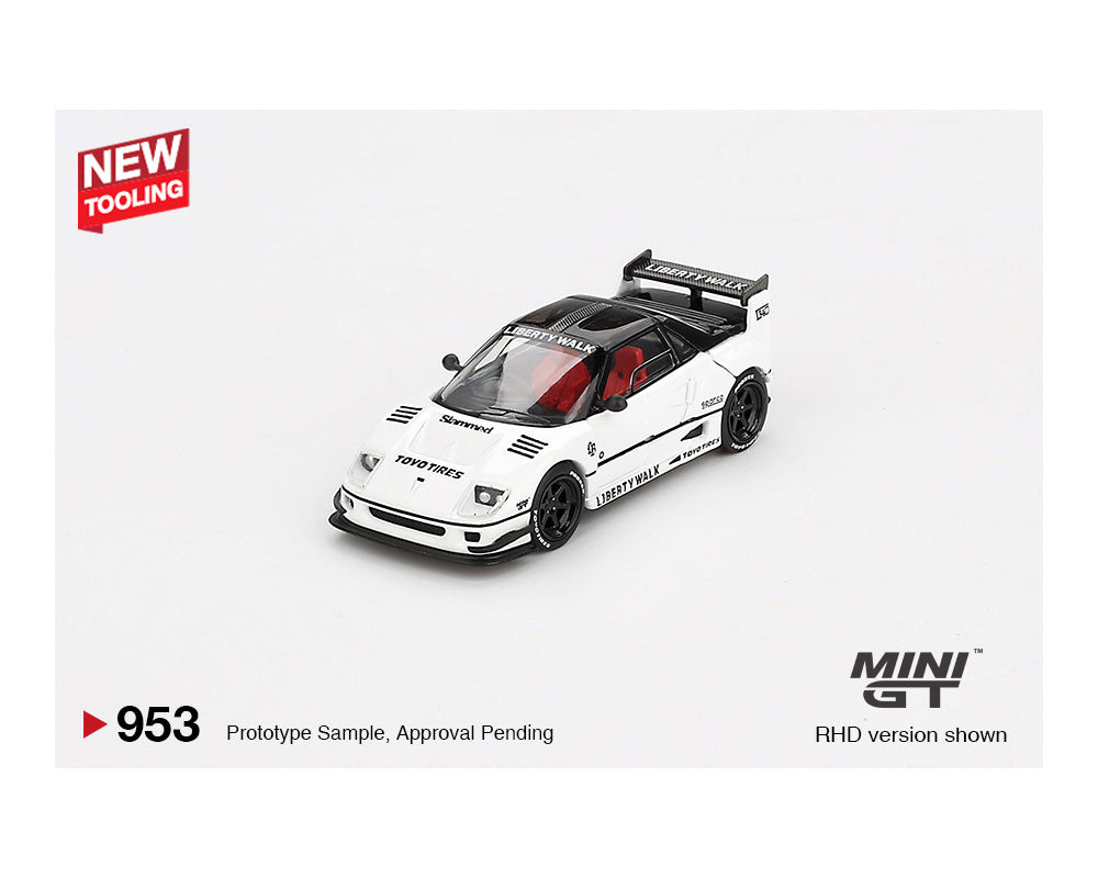 (Preorder) Mini GT 1:64 Mazda AZ-1 Liberty Walk LB40 – White – 2024 Tokyo Auto Salon