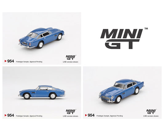 (Preorder) Mini GT 1:64 Aston Martin DB5 – Sierra Blue