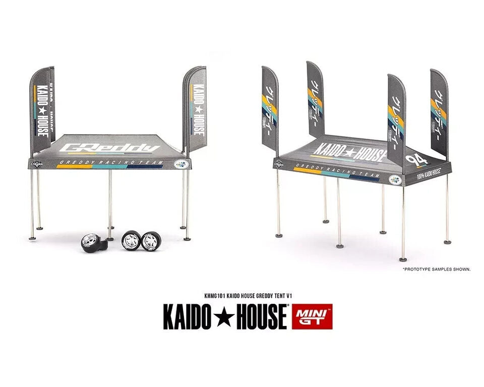 Mini GT x KaidoHouse 1:64 Kaido House GREDDY Tent V1 Limited Edition 101